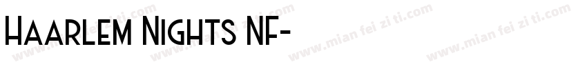 Haarlem Nights NF字体转换